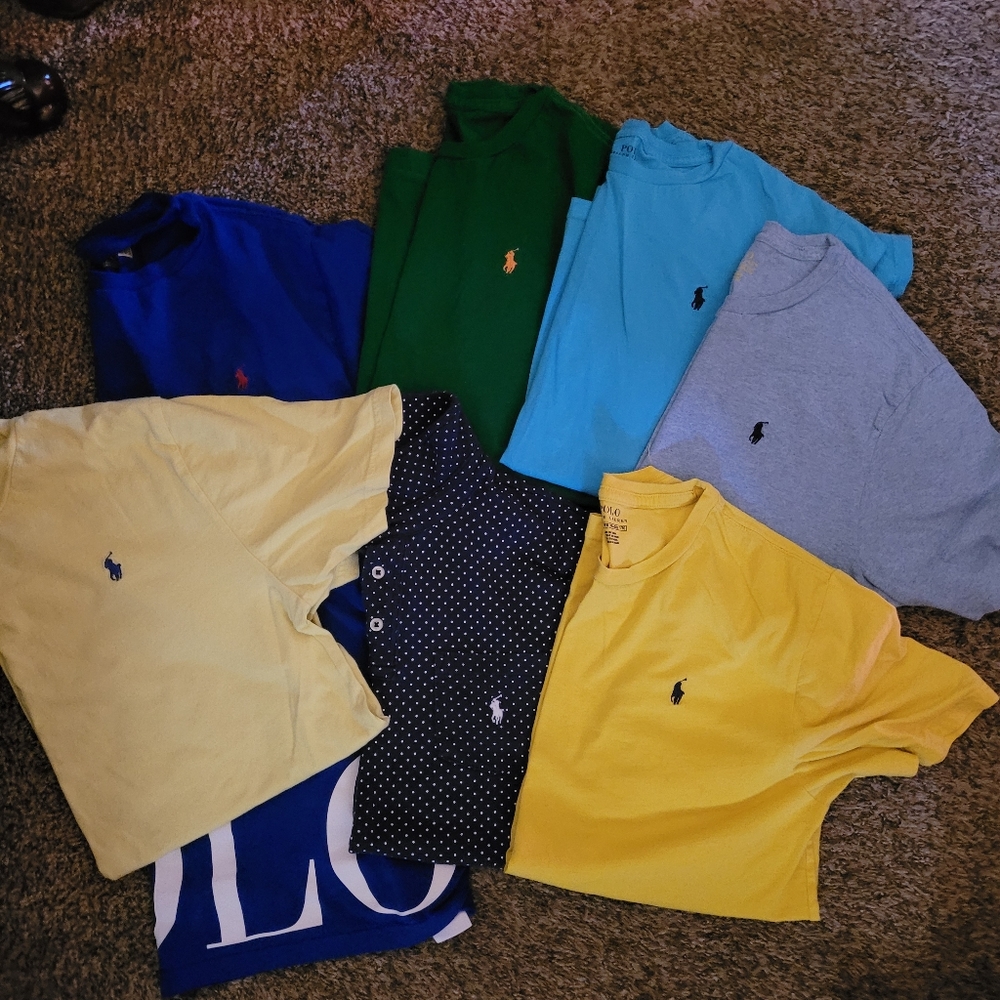Ralph lauren boy t shirts 18/20. Ten dollars each
